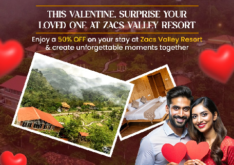 Romantic Valentine’s Getaway at Zac’s Valley Resort